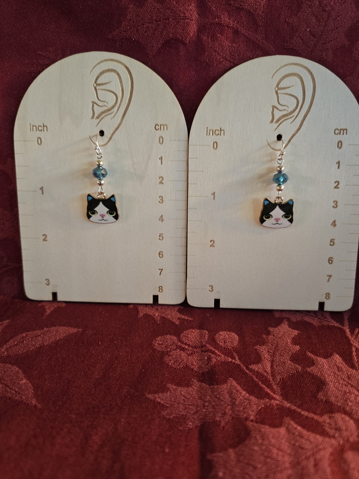 Charm Earrings 925 Sterling Silver Wire With Dogs & Cat Charms Check Them Out!