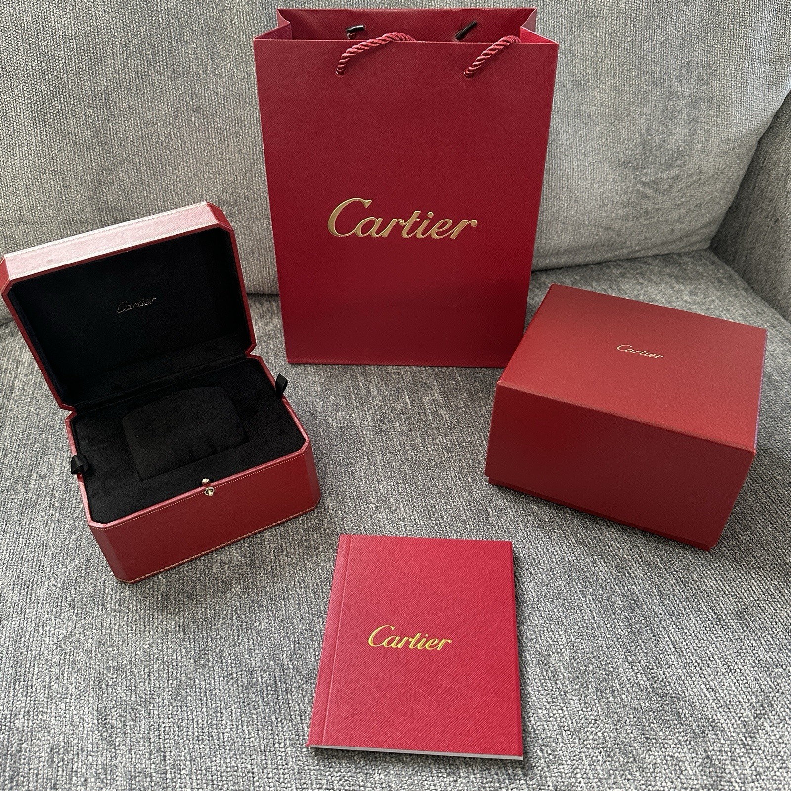 Cartier Storage Box Watch Case Full Set Included