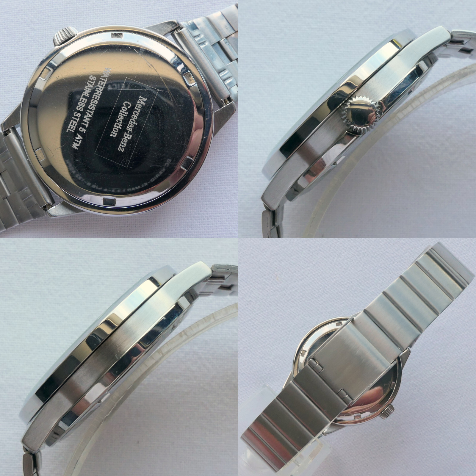 Mercedes Benz Classic Car Accessory Art Deco Retro Design Single One Hand Watch