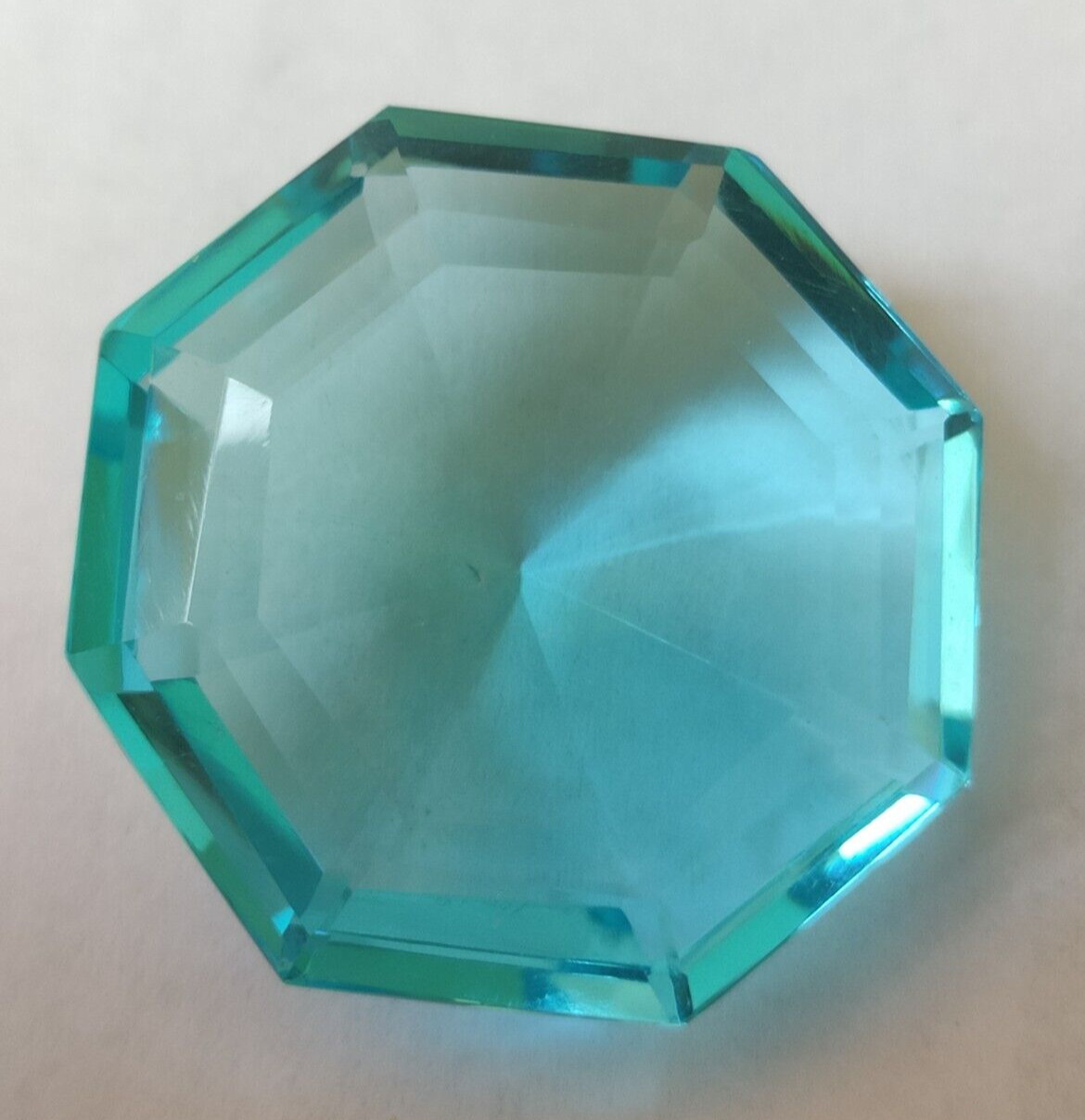 Large Blue Topaz 58.85 Ct. Fancy Faceted Cut Loose Gemstone for Ring & Pendant