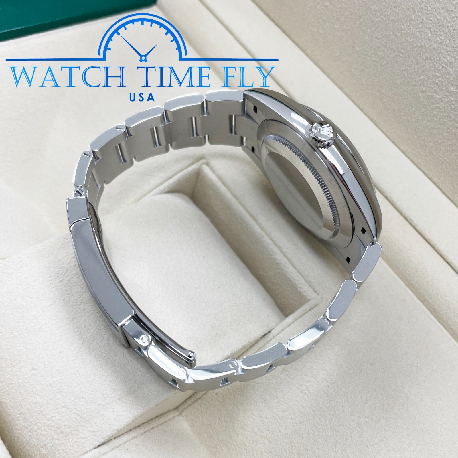 Rolex Oyster Perpetual 41mm 124300 Yellow Dial Stainless Steel Oyster Bracelet