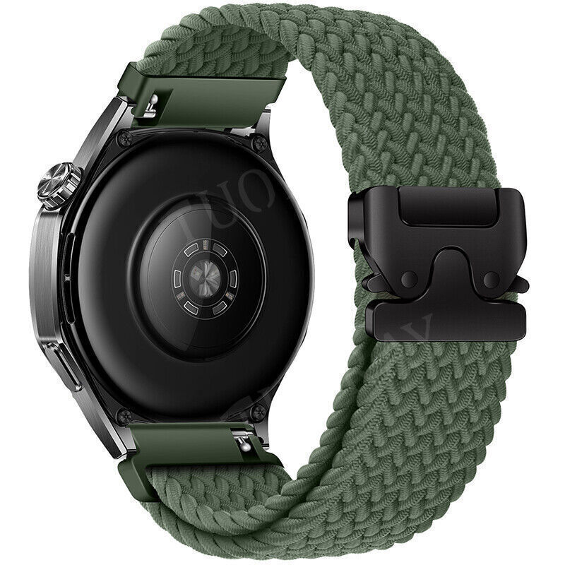 Braided Nylon Loop Watch Strap Band for Garmin Vivoactive 3S/4S/Venu 3S/2S/Rey