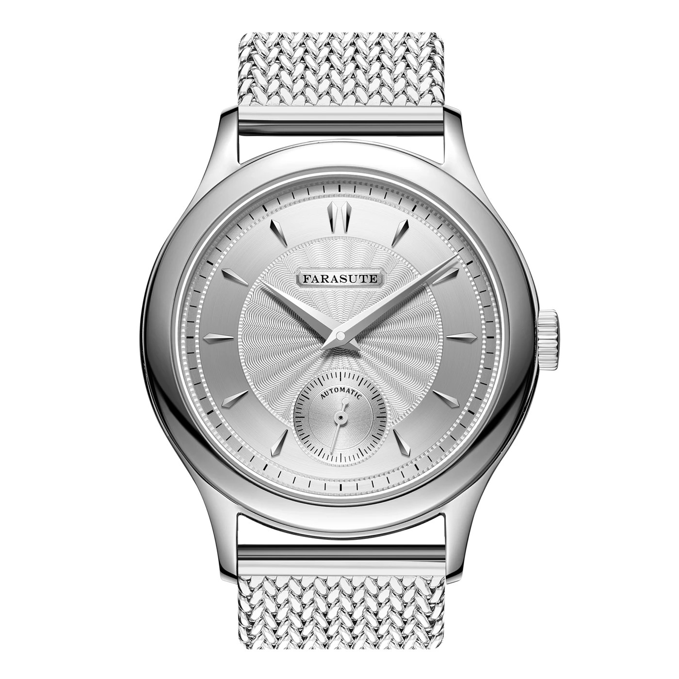 FARASUTE Retro Automatic Mechanical Watch Men Sapphire 316L Stainless Steel