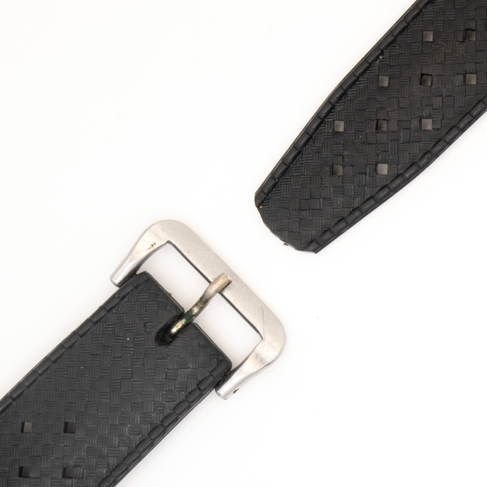 Vintage Swiss Made “Tropic” 20.6 mm sport style rubber watch strap w/tang buckle