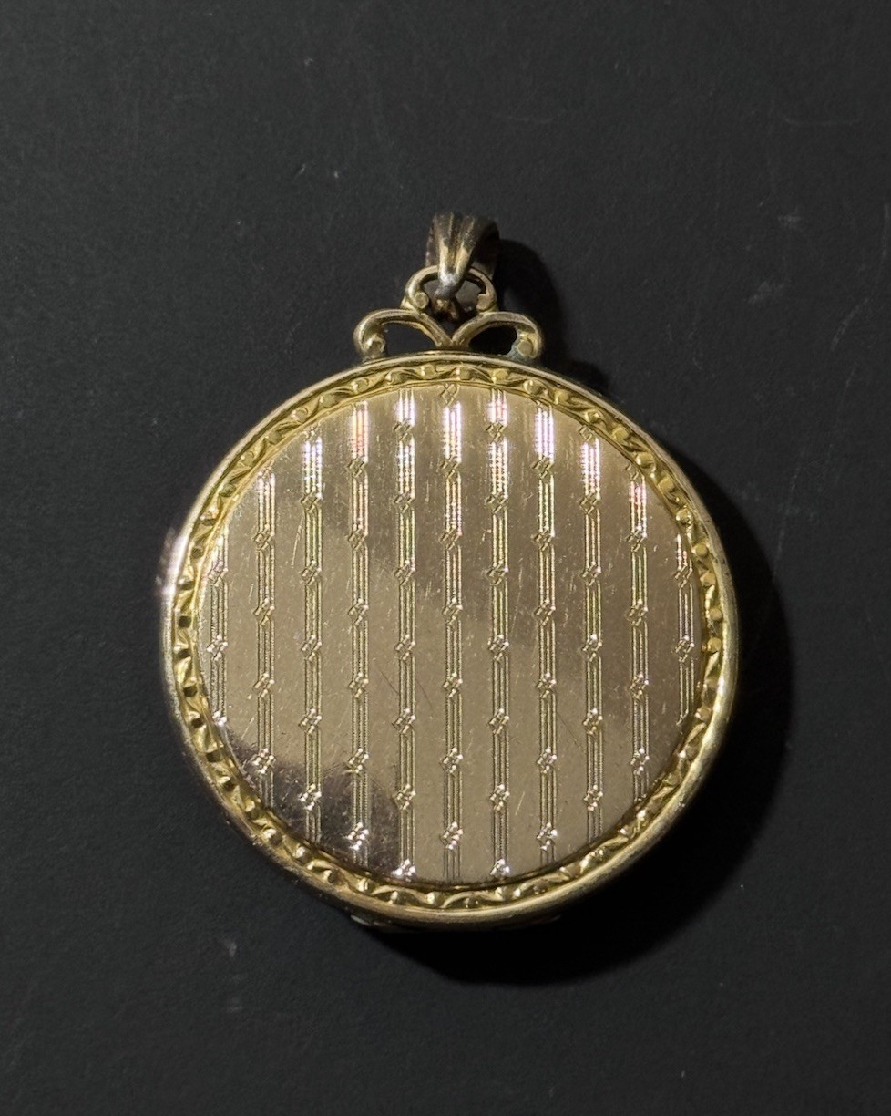 Vintage Hayward 12K Gold Filled Dartmouth College Locket Pendant