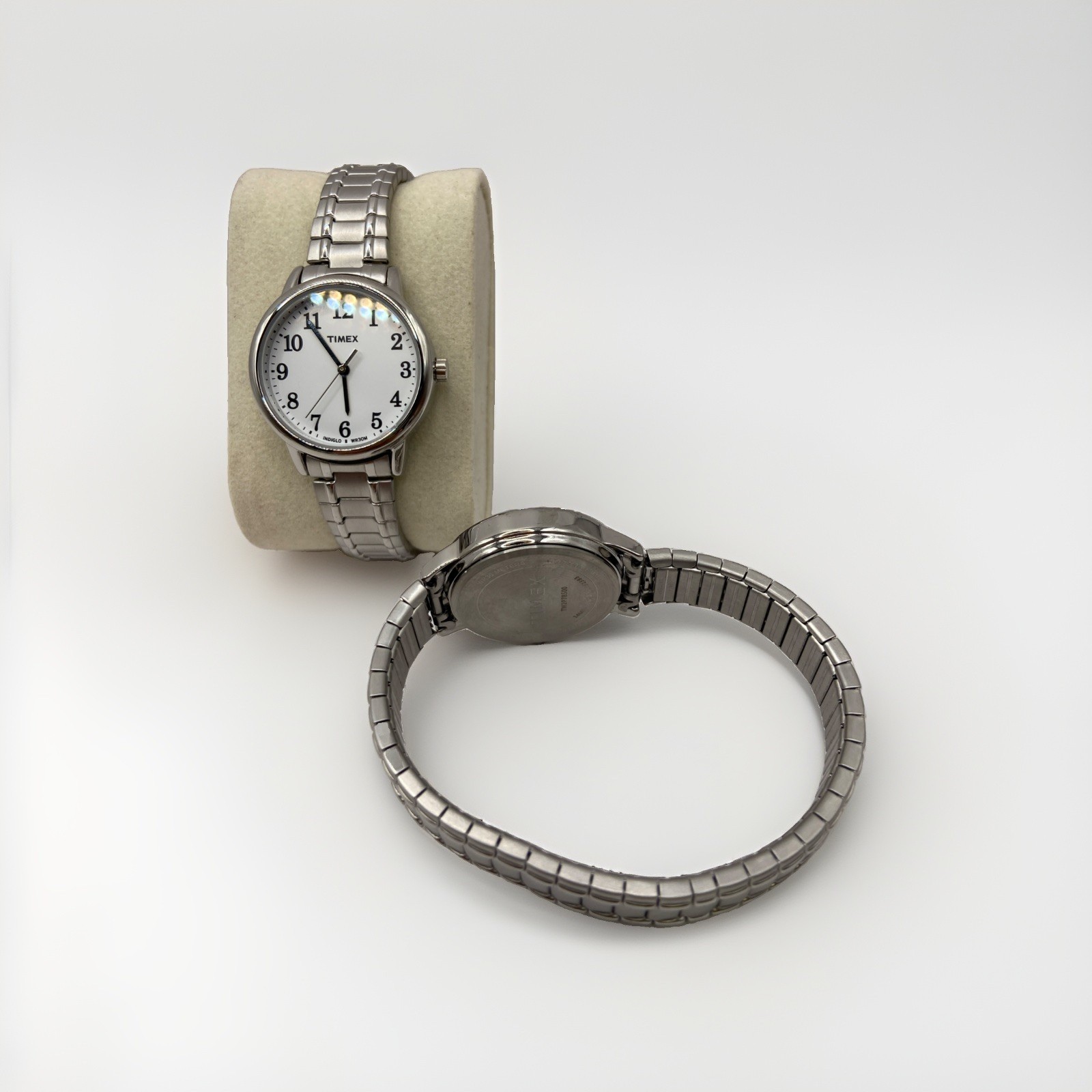 Women’s Timex Easy Reader Expansion Band Watch – Silver TW2P78500 NO BOX