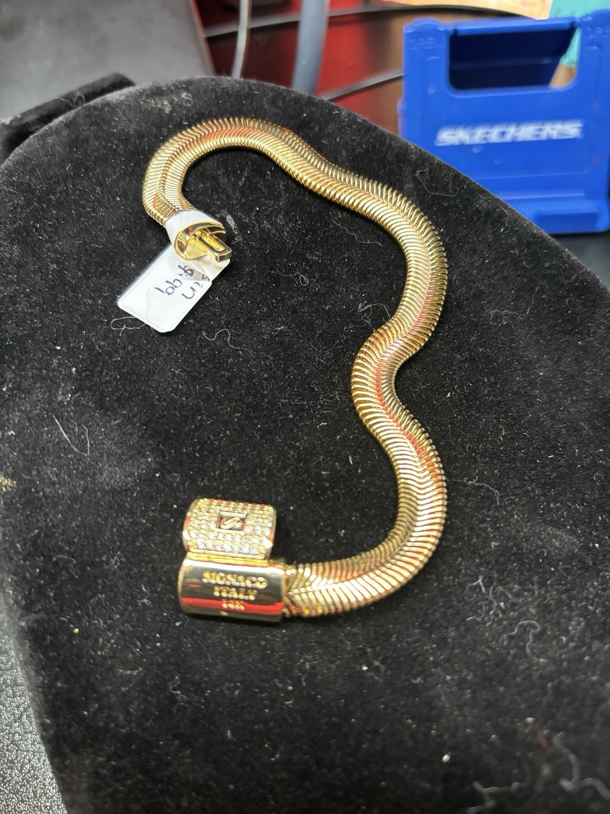 1/20 14k gf gold filled Stamp Monaco Snake bracelet