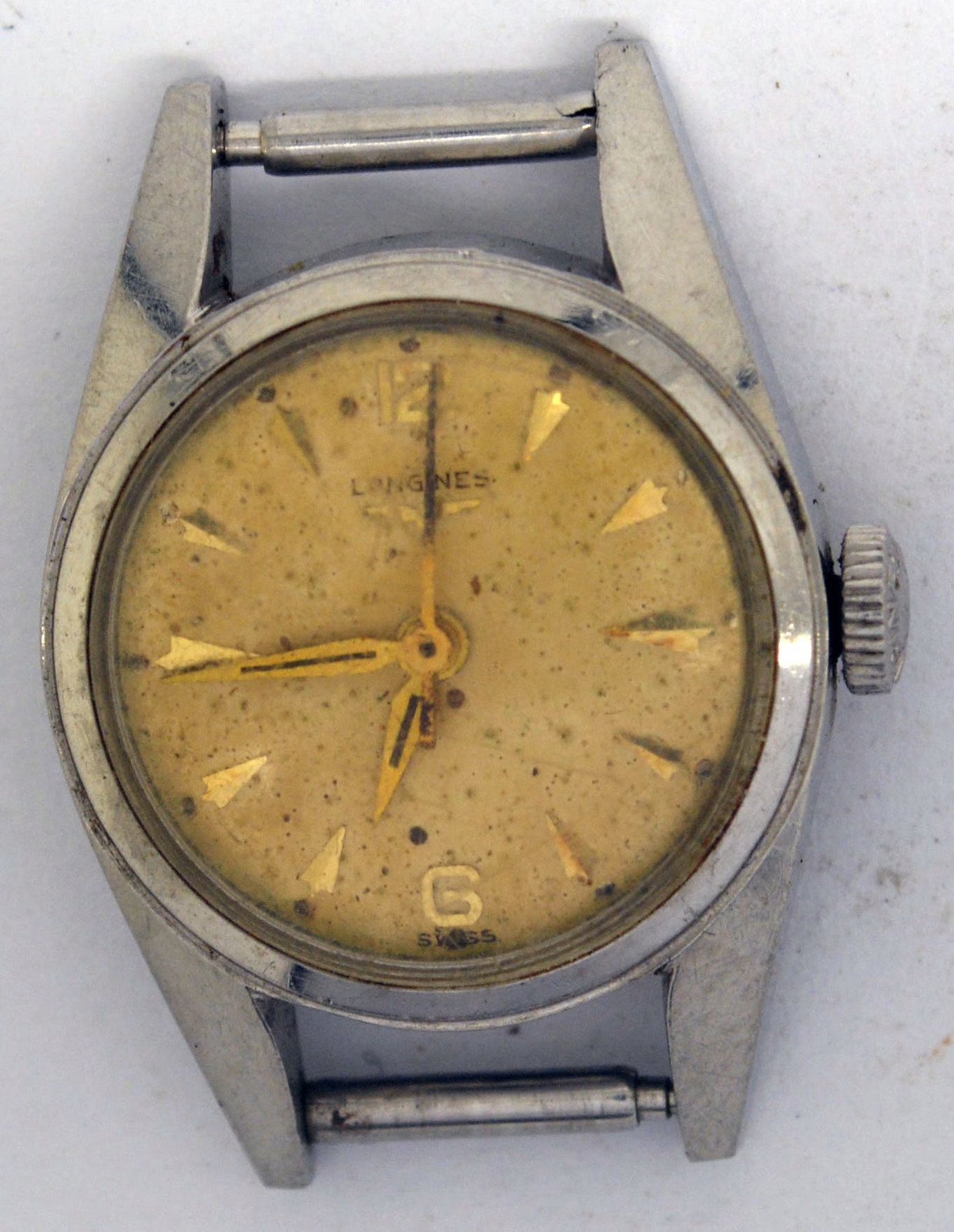 Vintage LONGINES Steel Ladies Wristwatch. Ref: 6657-2, Cal: 14.16S. For Repairs