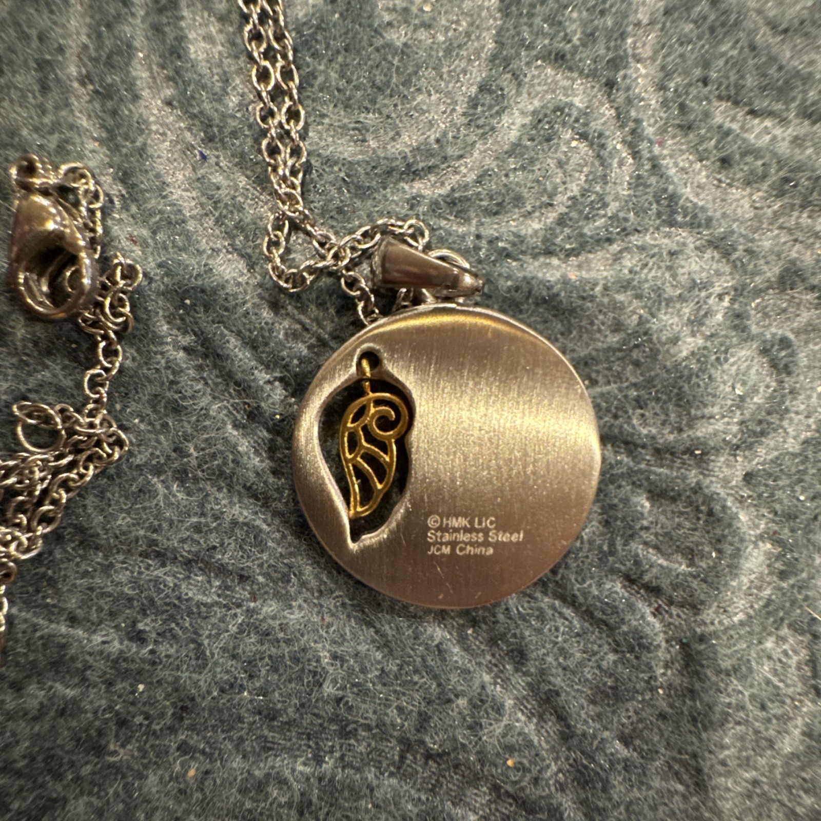 Hallmark Connections Stainless Steel Angel Necklace-18 to 20″ Adjustable Chain