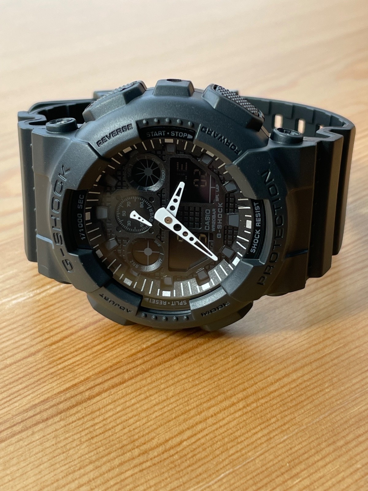 Casio G-Shock Analog Digital GA-100-1A1ER Black Watch Men’s