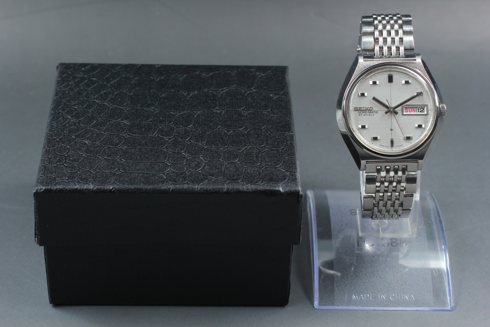 SEIKO LORD MATIC LM 5606-7010 Day/Date Automatic Men’s Vintage Watch From JAPAN