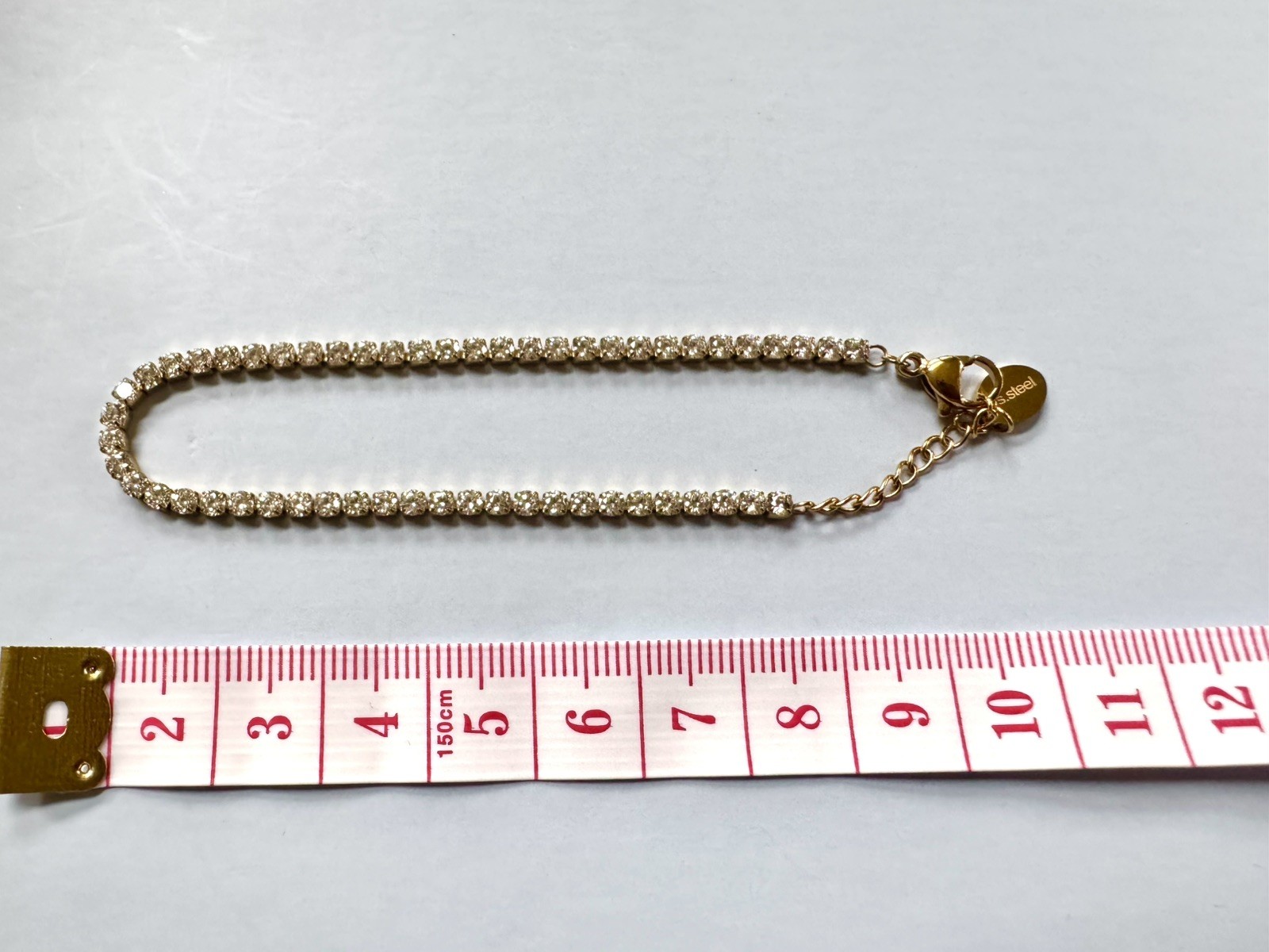 14K Gold Plated Tennis Bracelet AAA Cubic Zirconia CZ Single Row Sparkle Gift