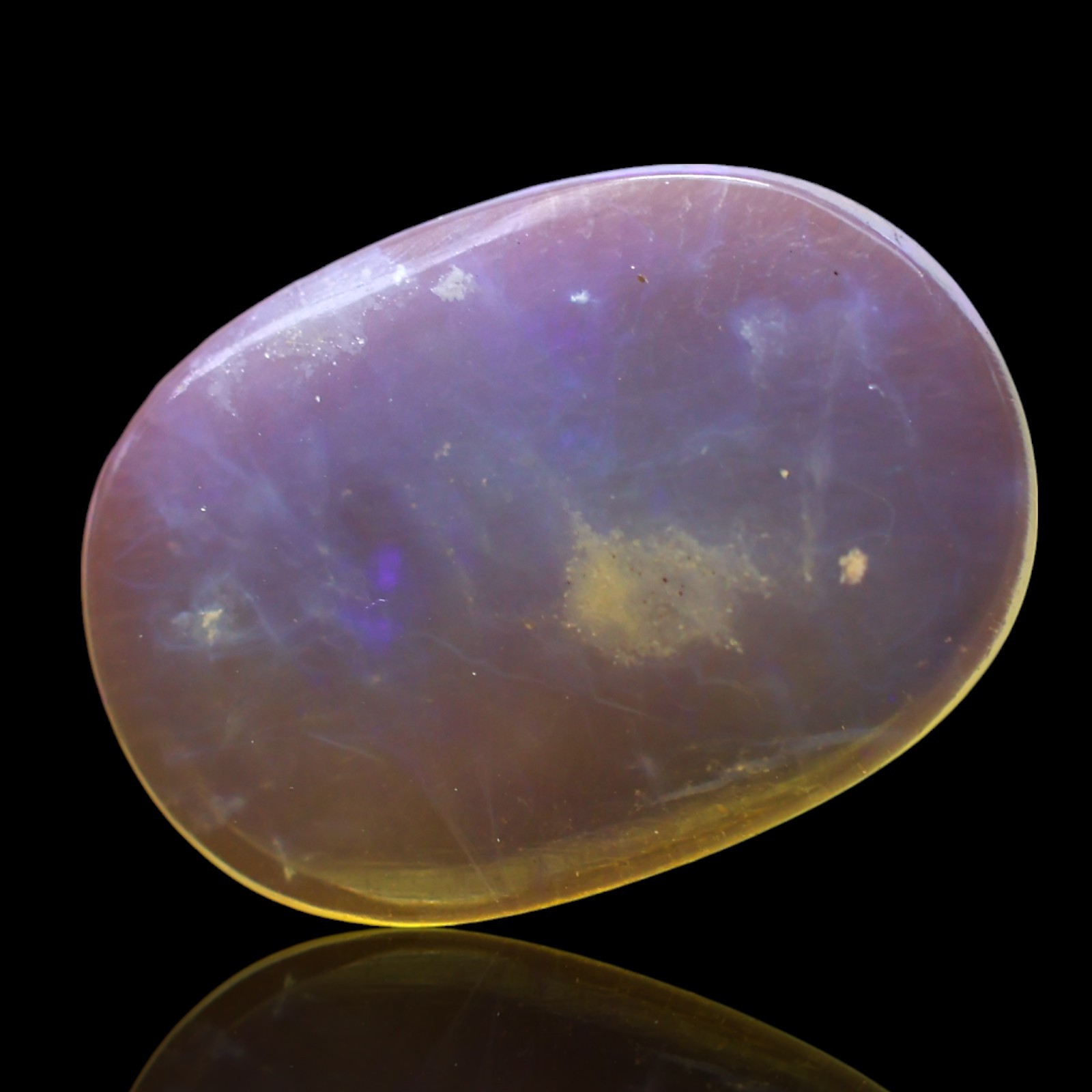 2.00 Cts Natural Fire Opal Oval Cabochon Handcrafted Jewelry Supply 16x11x2 mm