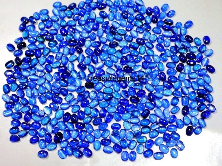 30 Crt Wholesale Lot Natural Top Quality Blue Kyanite Cabochon Jewelry Gemstone