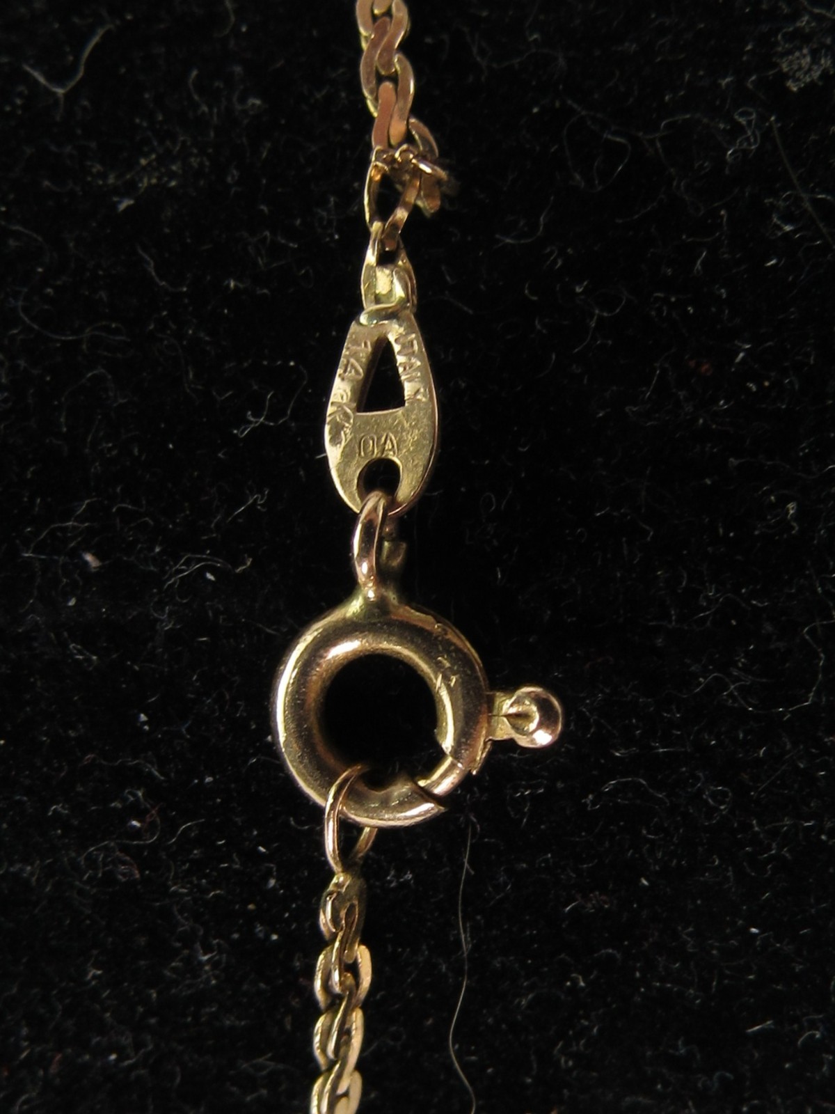 Oro America (Aurafin) Italian 14K Yellow Gold 18″ Necklace – 2.8g *ACID TESTED*