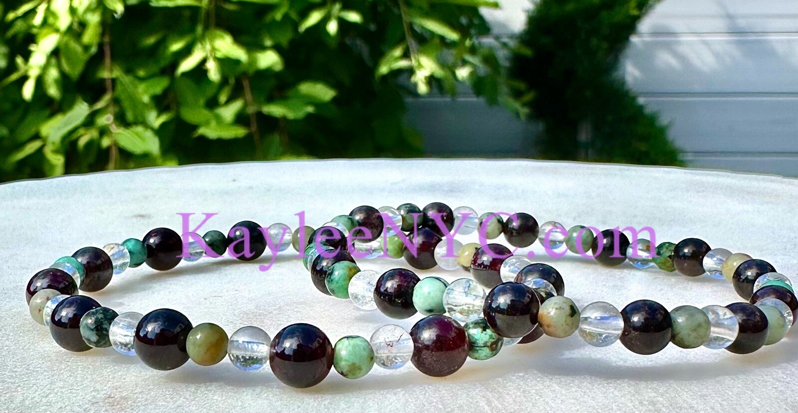 Wholesale Lot 6 Pcs Natural Crystal Capricorn Zodiac Stretch Bracelet Healing