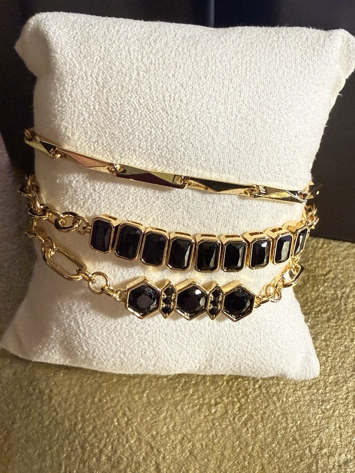 Bomb Party Luxe Layers Bracelet RBP8052 Chasing My Dreams Daily Black Onyx Gold