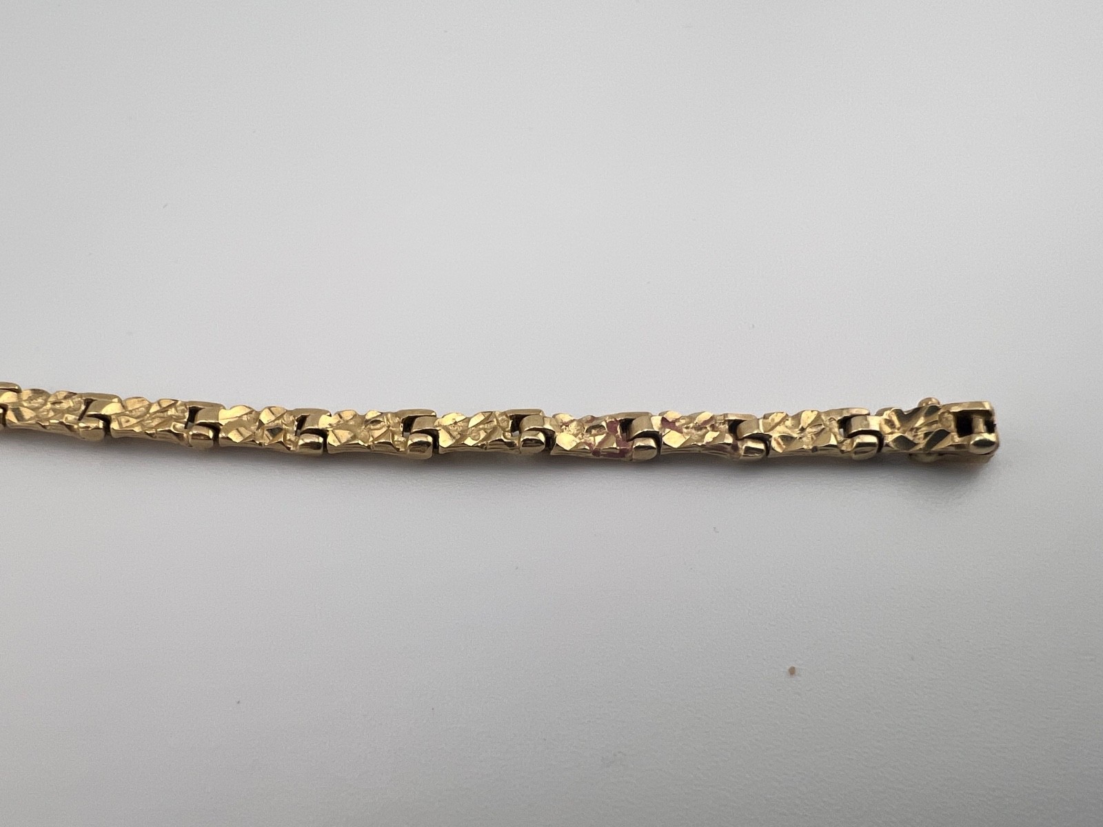 Late 1970’s 14K Gold Nugget Style Bracelet by Michael Anthony Paolombizio