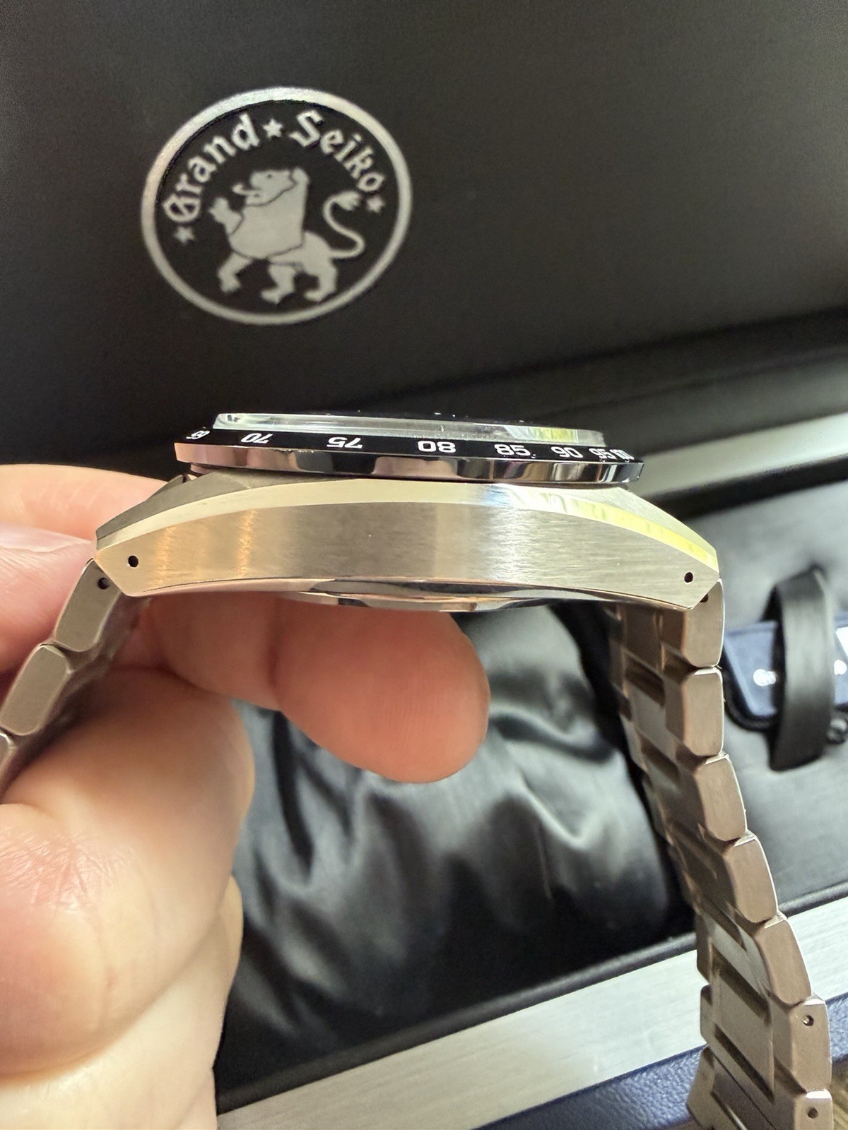 Grand Seiko Tentagraph Chronograph SLGC001 Evolution 9 Hi-Beat with box/papers