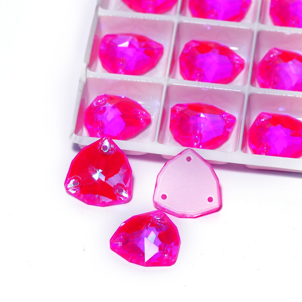 Trilliant Crystal Neon Sew On Rhinestones Fluorescence Mocha Sewing accessory