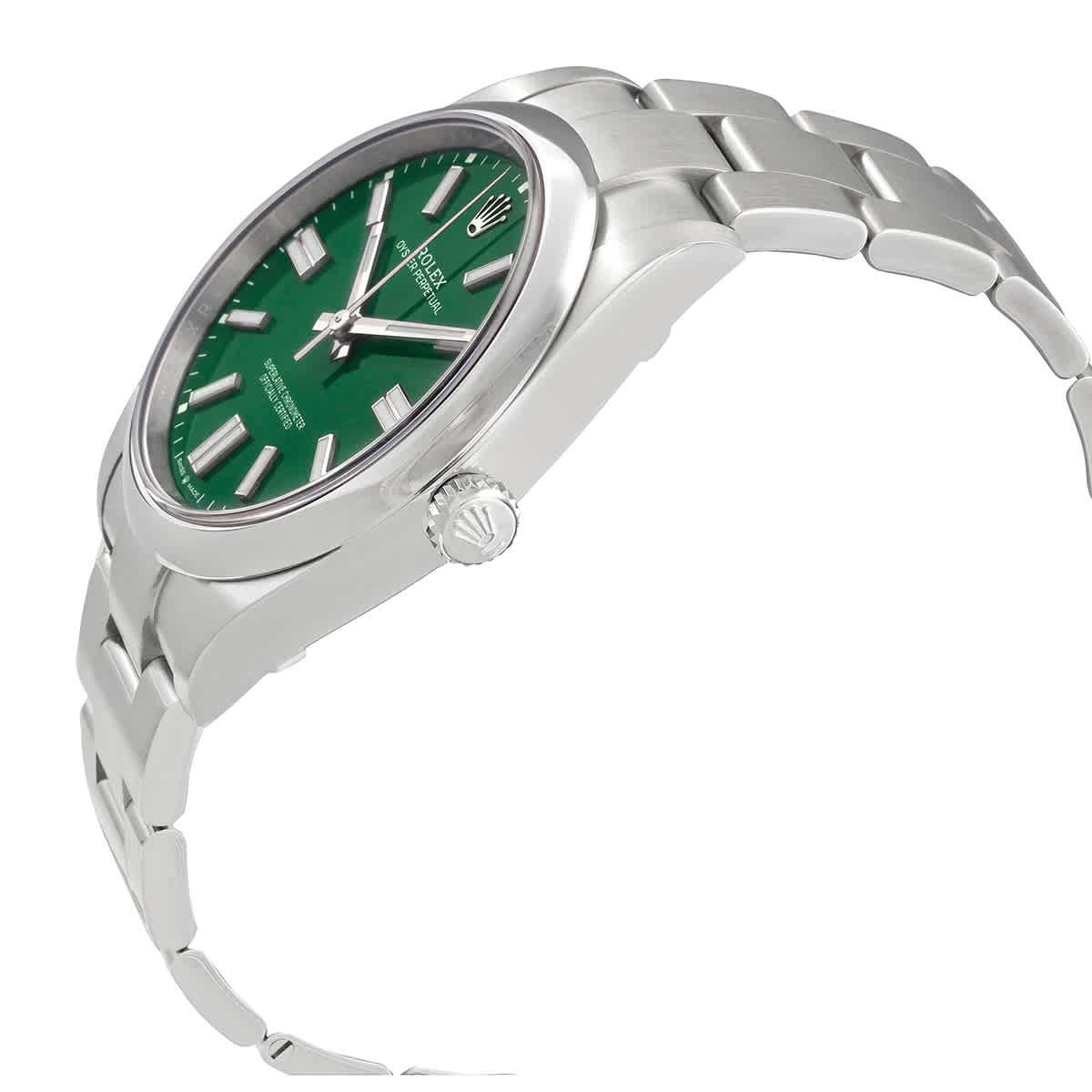 Rolex Oyster Perpetual 41 Automatic Green Dial Men’s Watch 124300GNSO