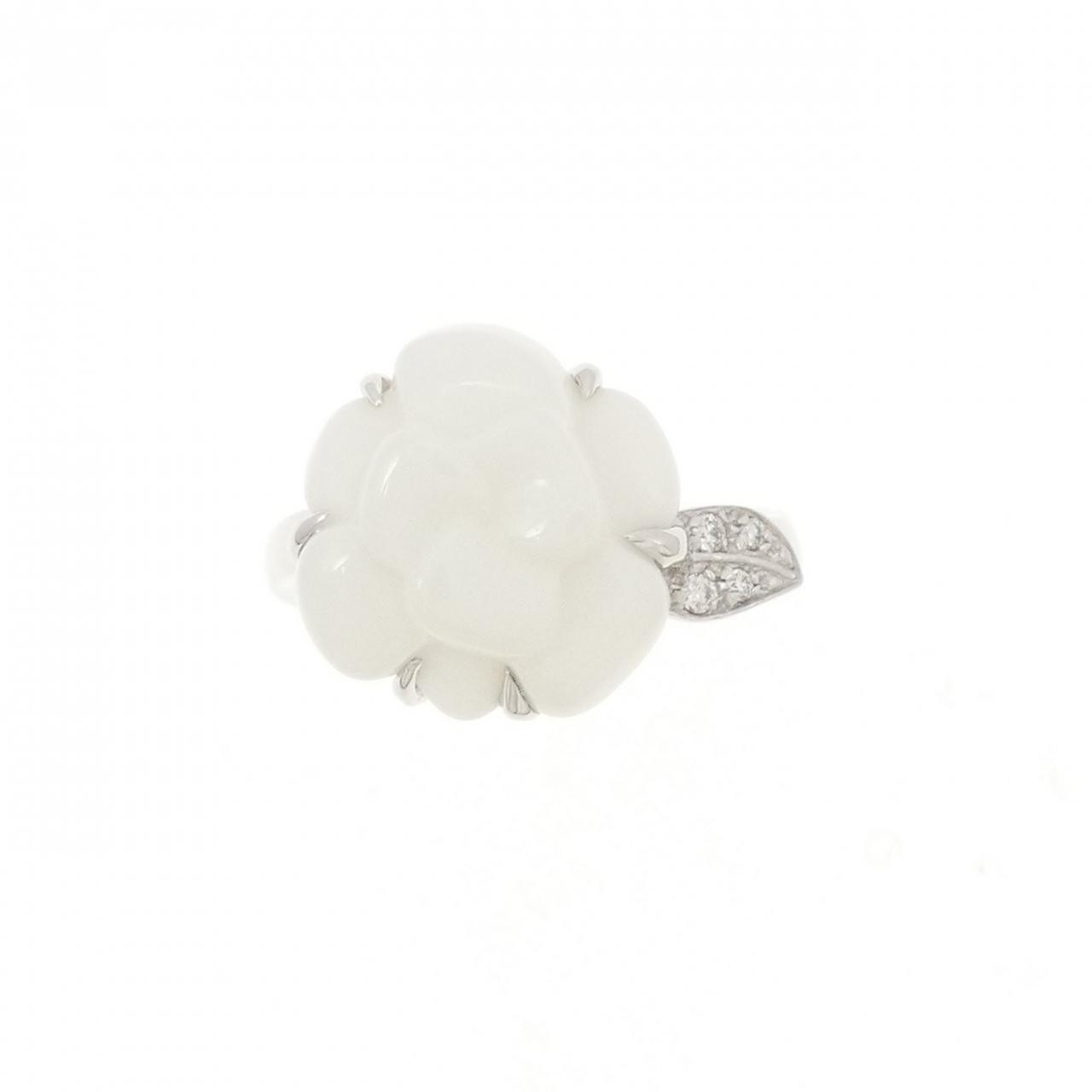 Authentic chanel camellia ring #260-007-604-7862