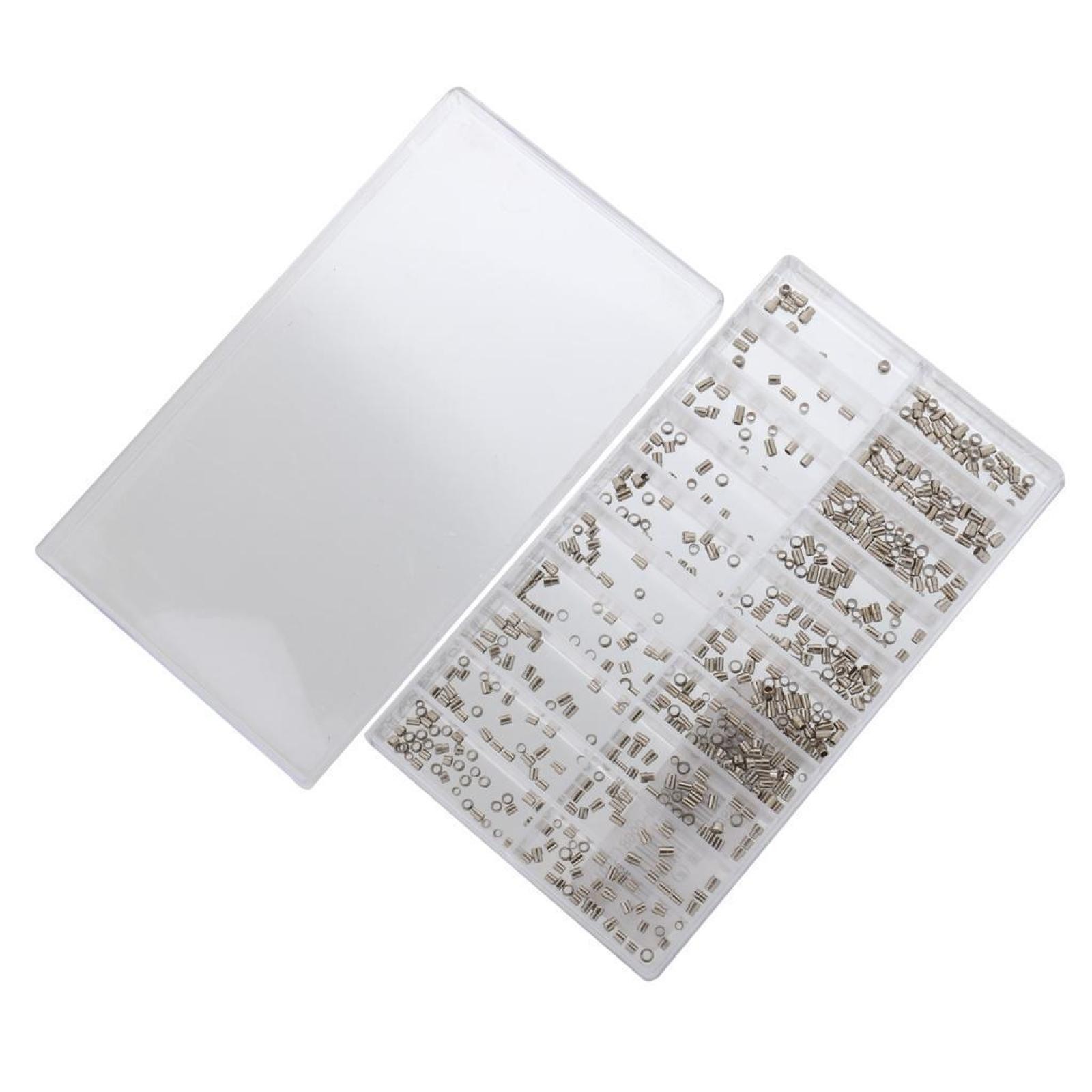 500Pcs 1.5-2.52mm Watch Case Crown Tube Assortment Watchmaker Repair Accessories