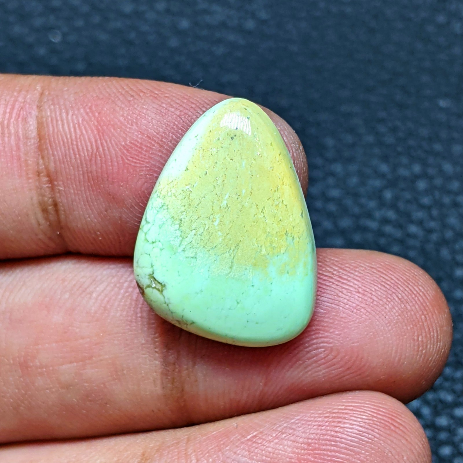 Natural Lemon Chrysoprase Freeform Shape Cabochon Loose Gemstone 20x14mm