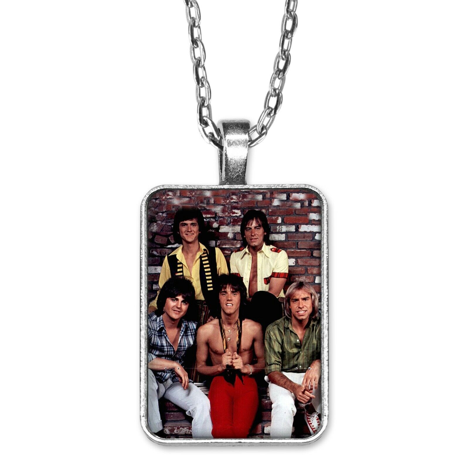 Bay City Rollers Poster Reproduction Key Ring / Necklace Saturday Night Hit Song