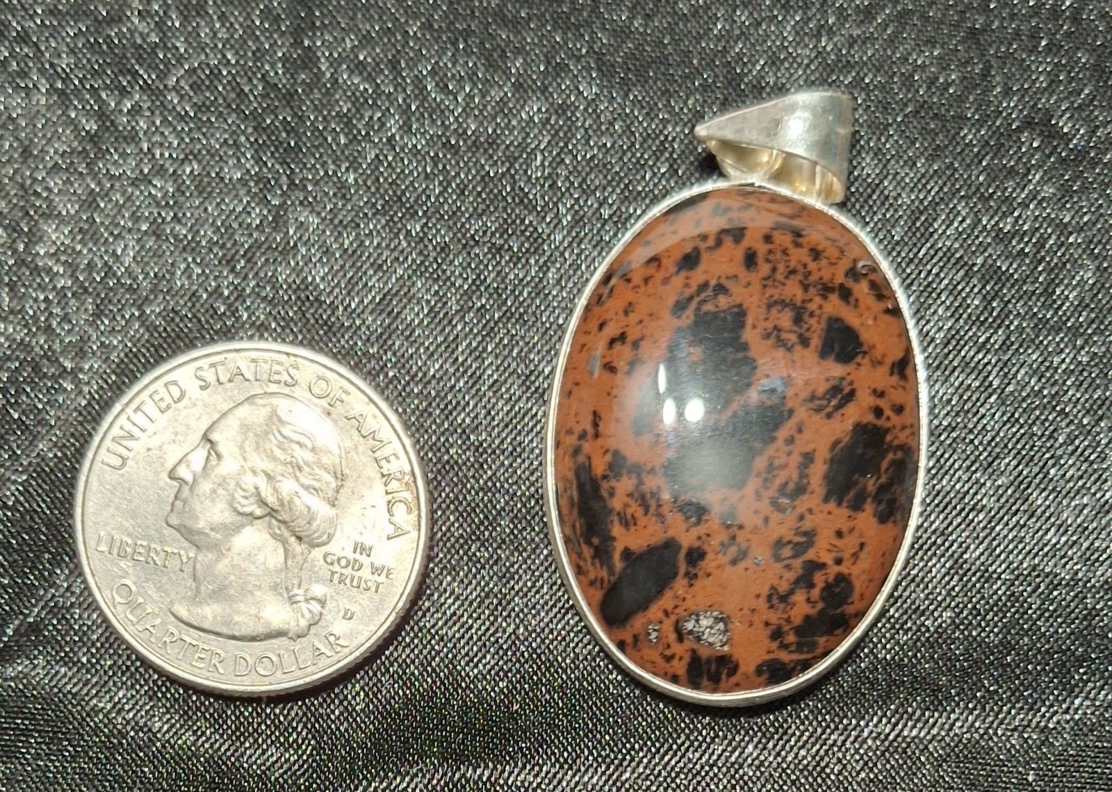 Mahogany Obsidian Pendant (NEC 1 – #1)
