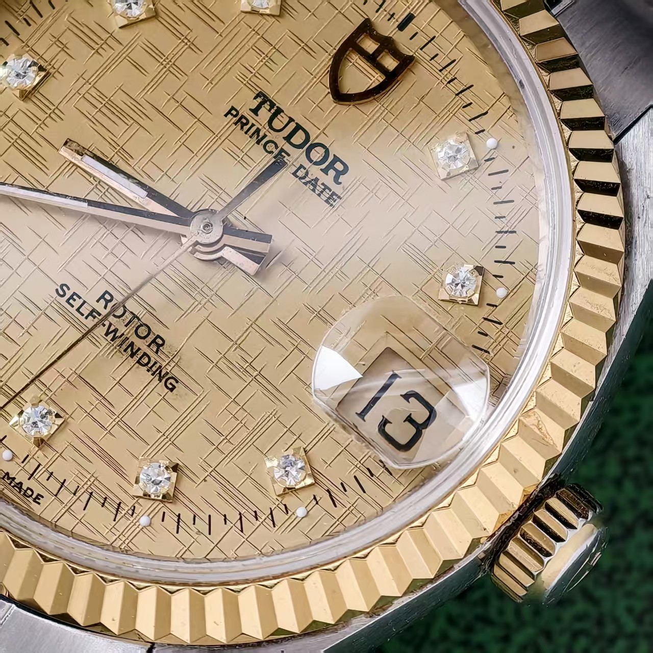 Tudor Champagne Dial Prince Date Men’s Watch Automatic 34mm 74033