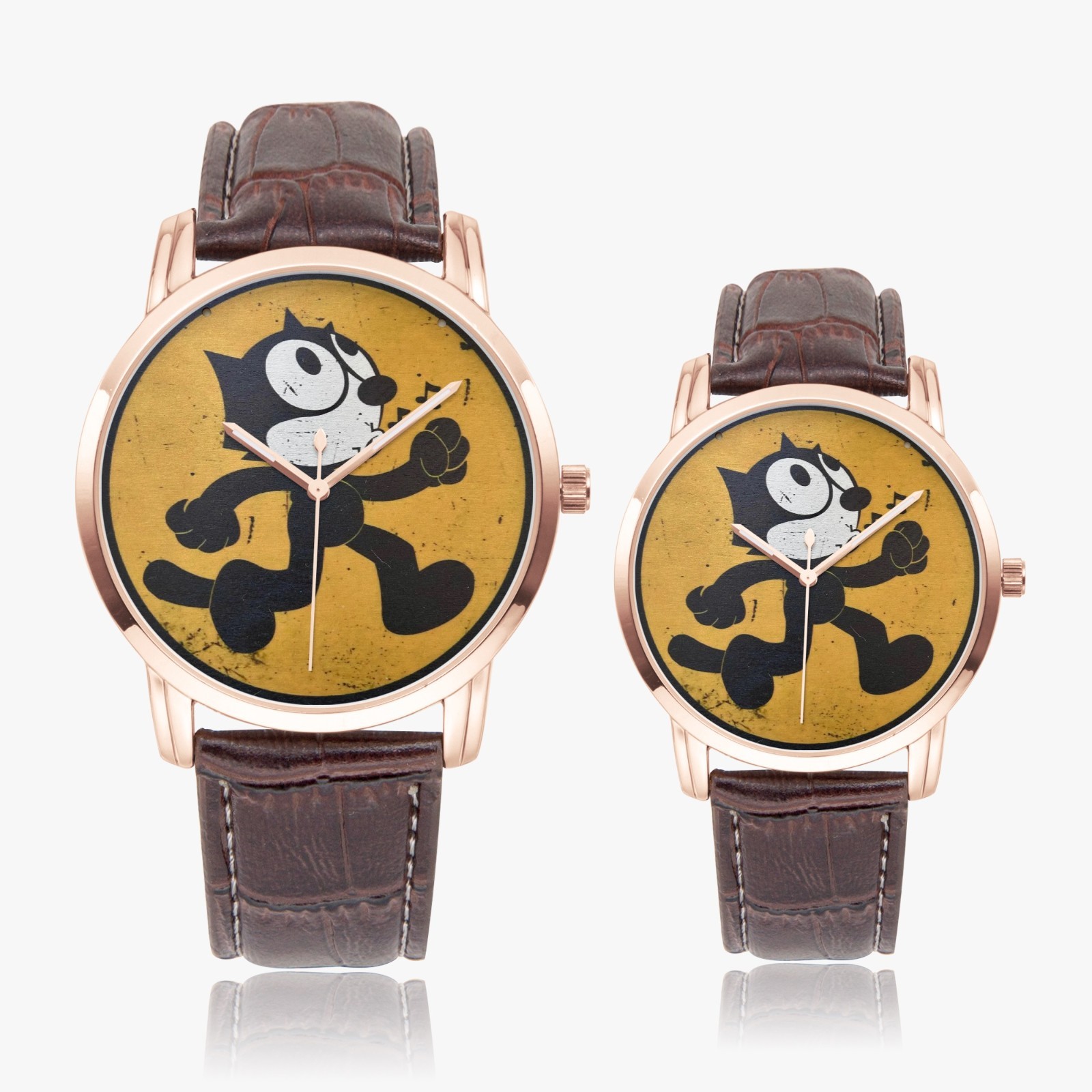 Otto Messmer “Felix the Cat” Wide Type Quartz Watch, art watch, couple watch