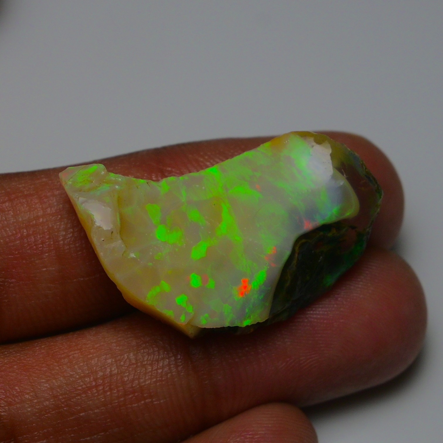 Opal Rough 20.00 Ct Natural Ethiopian Raw, Crystal Opal Specimen, Opal Gemstone
