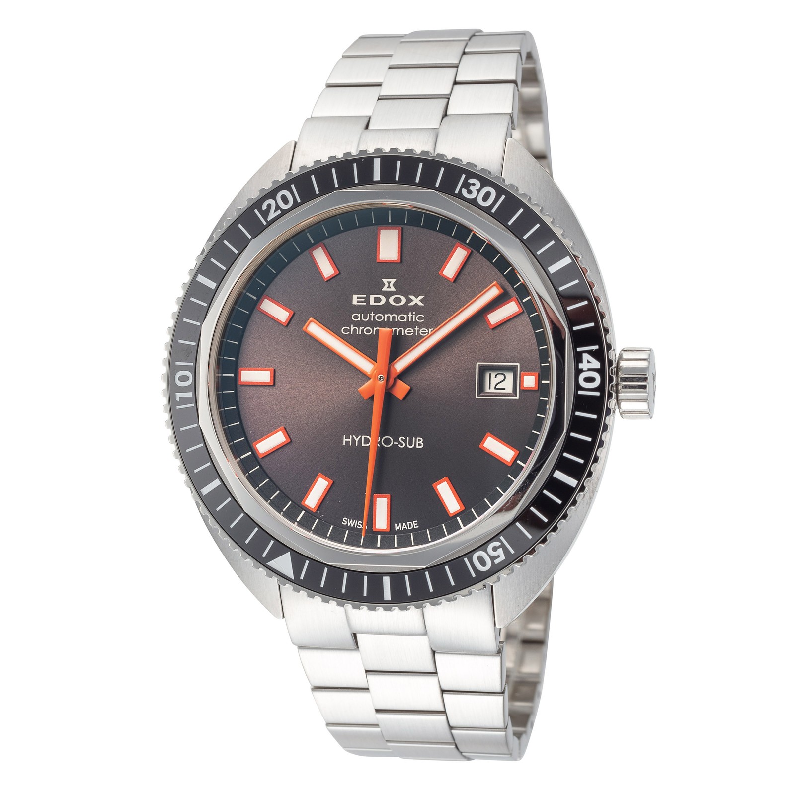 Edox Men’s Hydro-sub 42mm Automatic Watch 80128-3NM-GINO