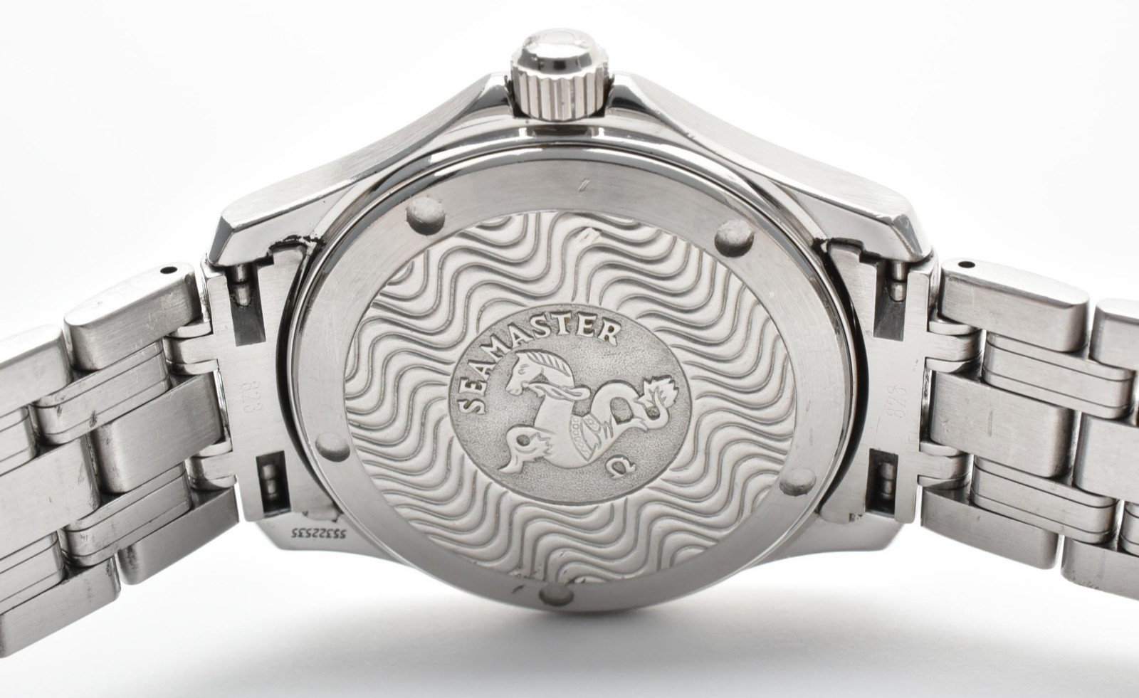 【EXC+5】OMEGA Seamaster 120m 2511.81 Blue Wave Dial 36mm Quartz Men’s Watch JAPAN