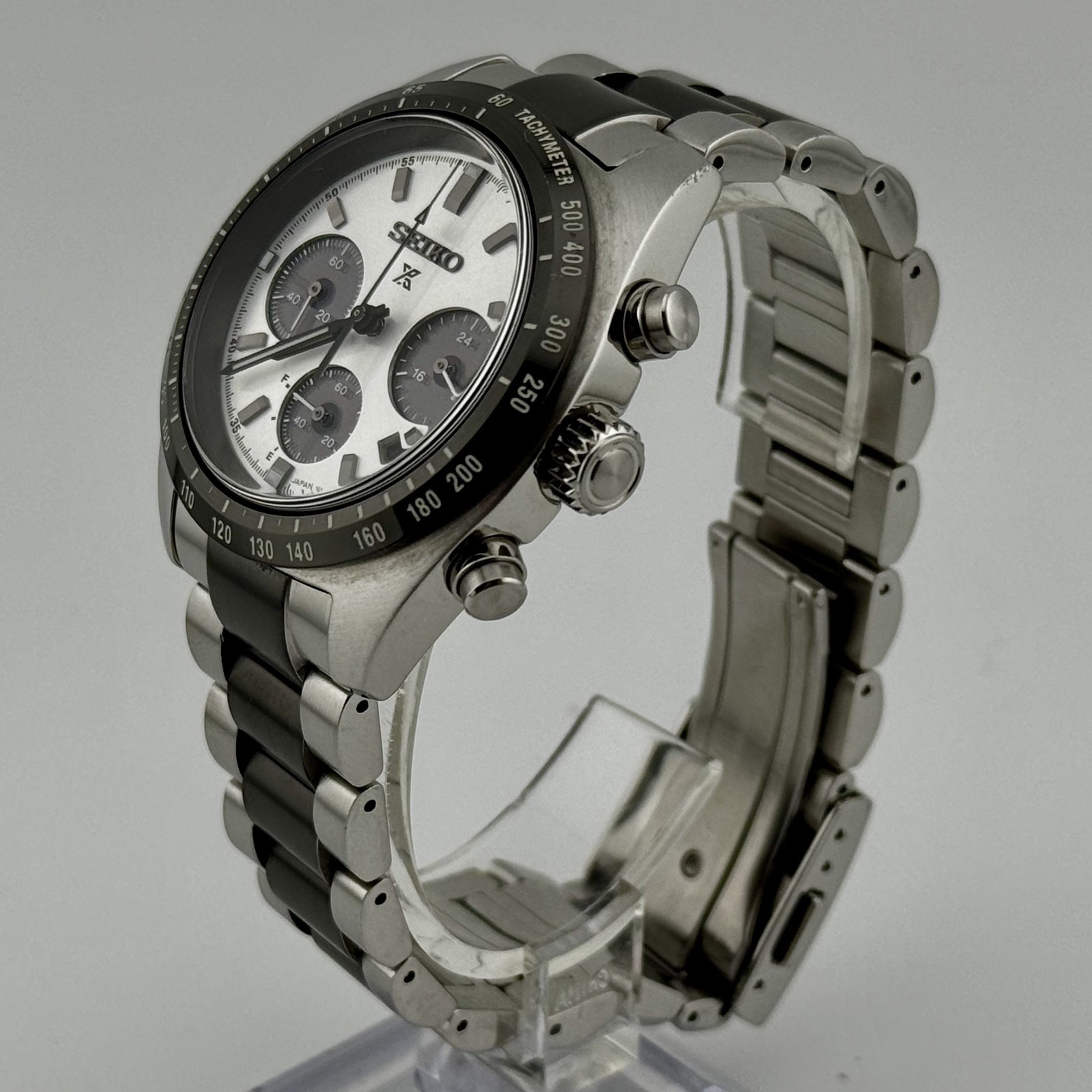 SEIKO PROSPEX SPEEDTIMER SBDL101 Solar Chronograph Panda Dial Limited Watch