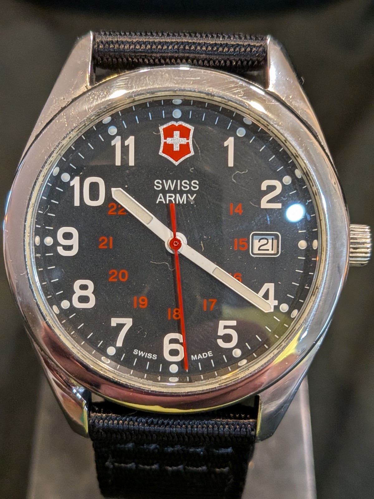 Victorinox, Men’s 40mm, 241083 Garrison Military Swiss Army Watch