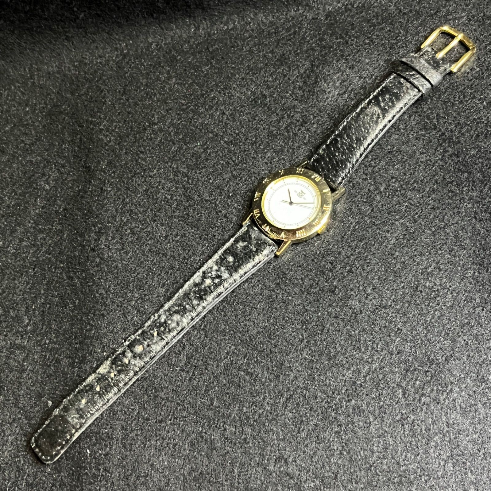 Working item MARTELL COGNAC watch gold 4GM 5T7 00 working confirmed