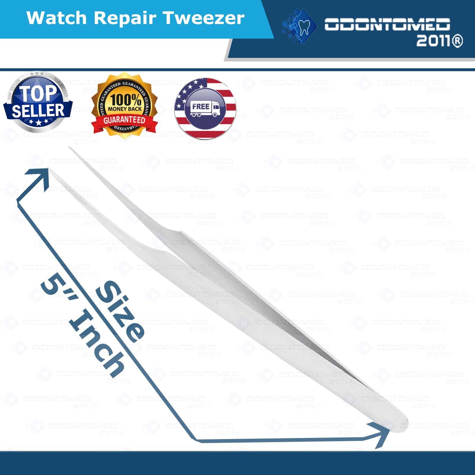 ESD Anti-static Tweezers Set Maintenance Repair Stainless Steel Tool ODM