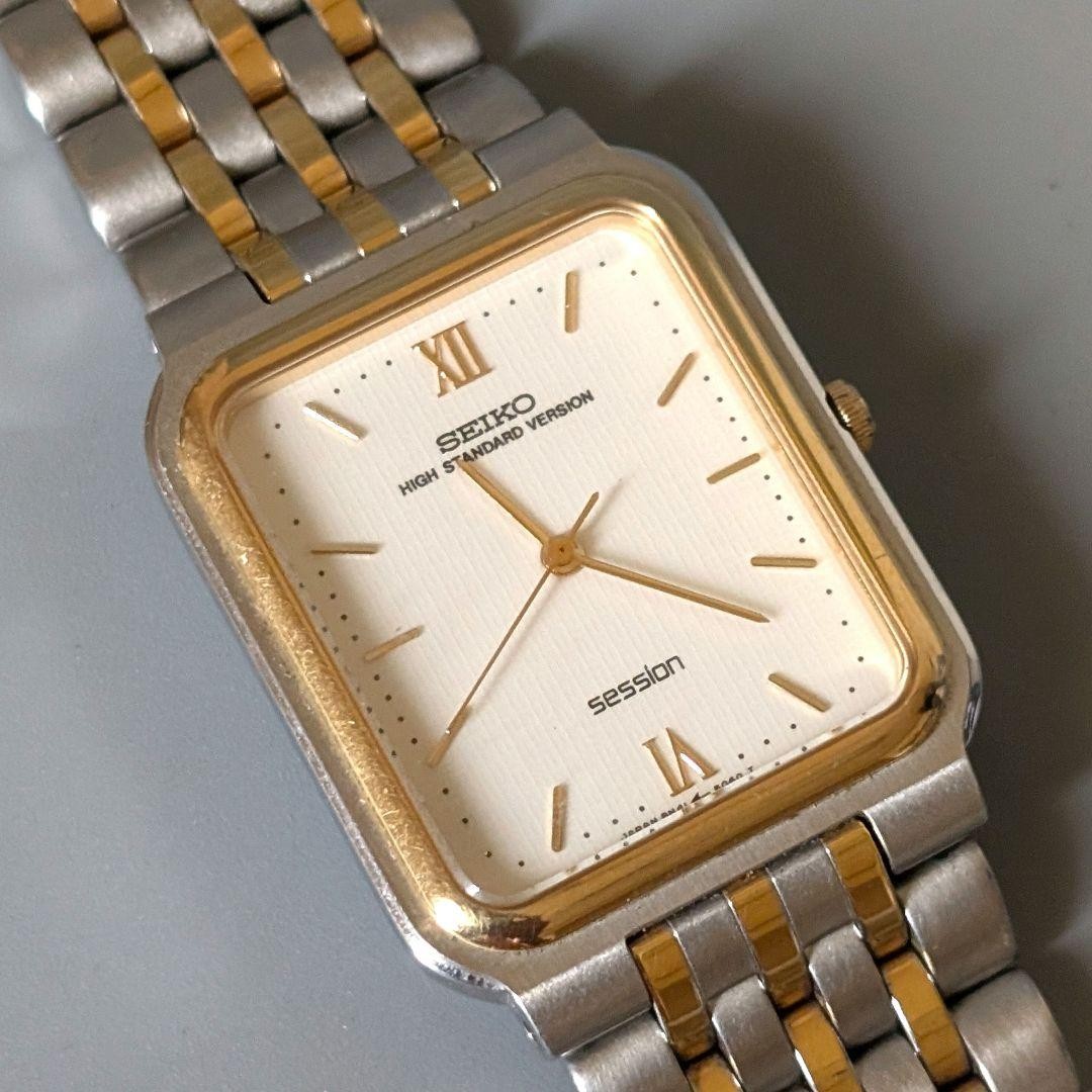 SEIKO Session Square Men’s Watch 8N41 New Battery