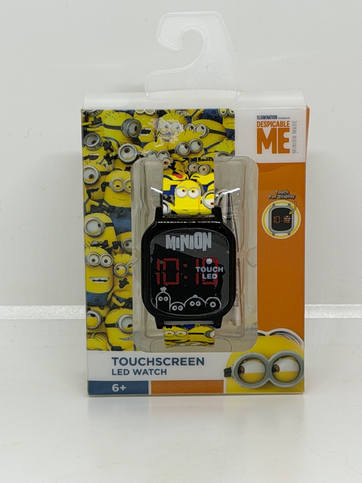 NWF Minion Touchscreen Watch Yellow Kids Digital Despicable Me Needs Batteries