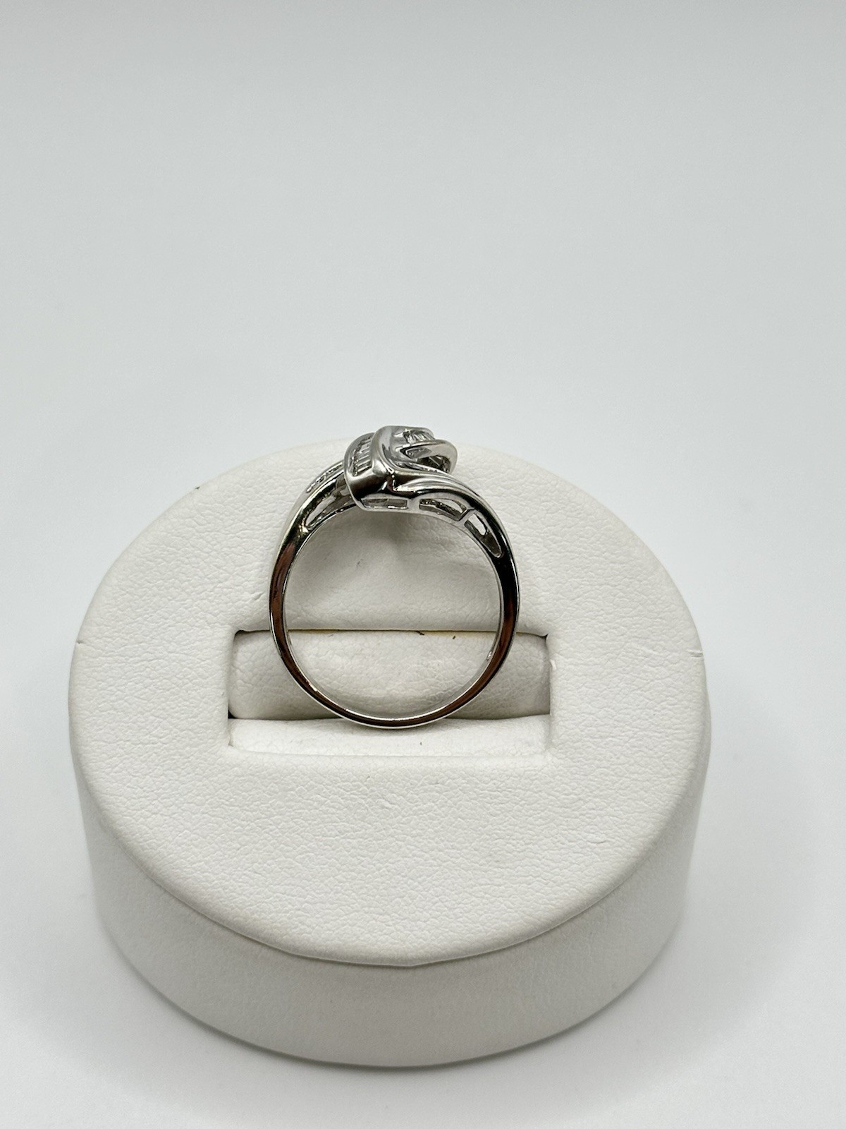 1/2ct Total Weight Natural Diamond Cluster Right Hand Ring 14k White Gold Size 8