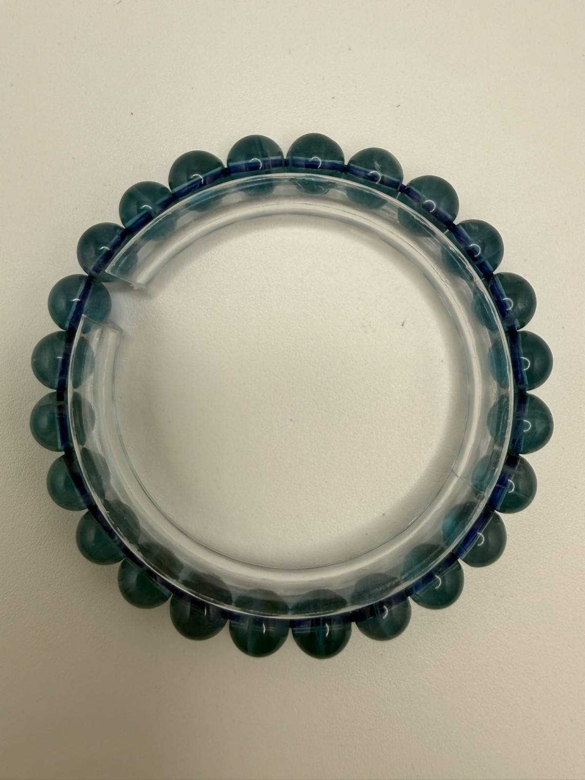 Natural Devil Blue Fluorite – 8mm – A7-0851