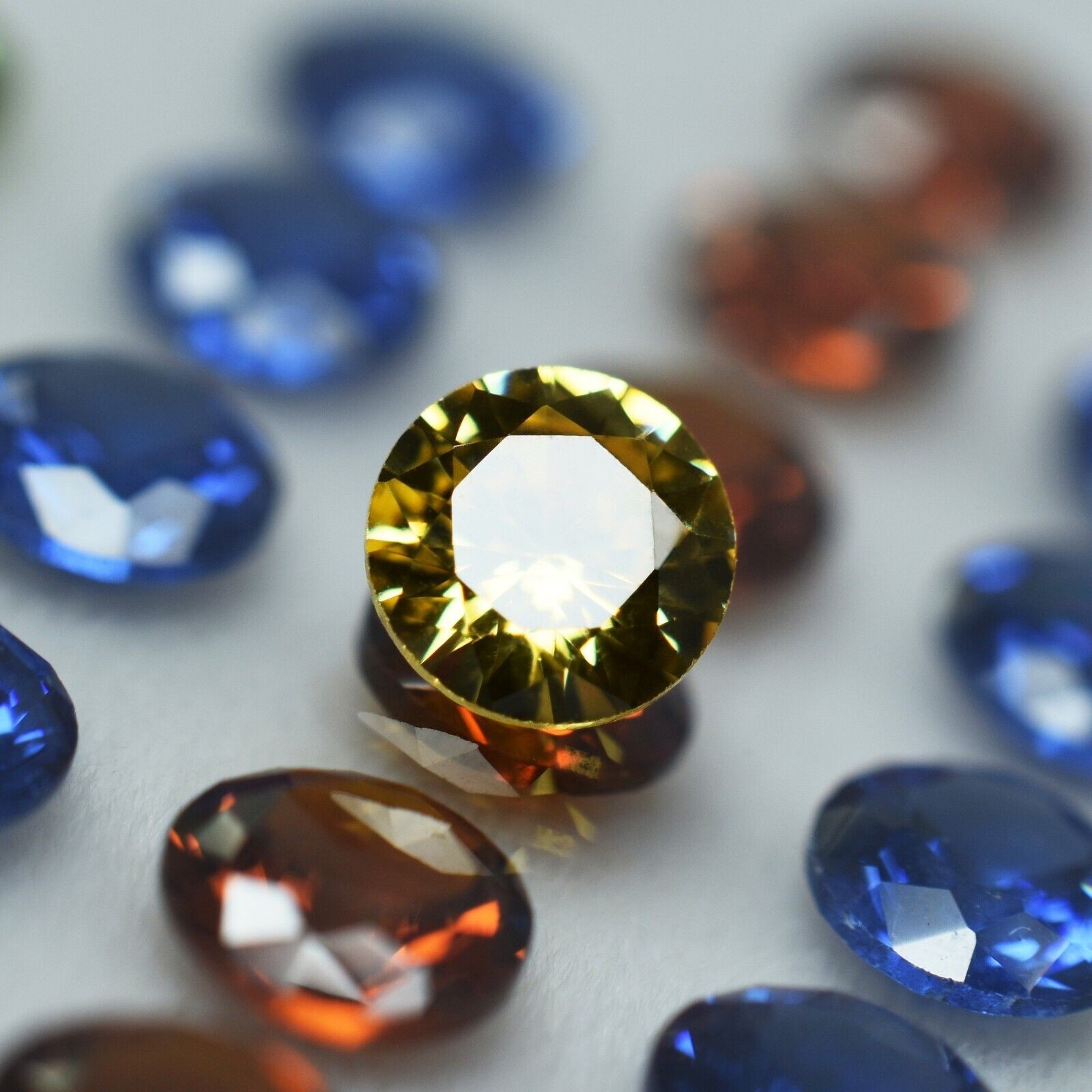 CERTIFIED Natural Round Shape Sapphire 10 Pcs Lot 5×5 mm Mix Color Gemstone