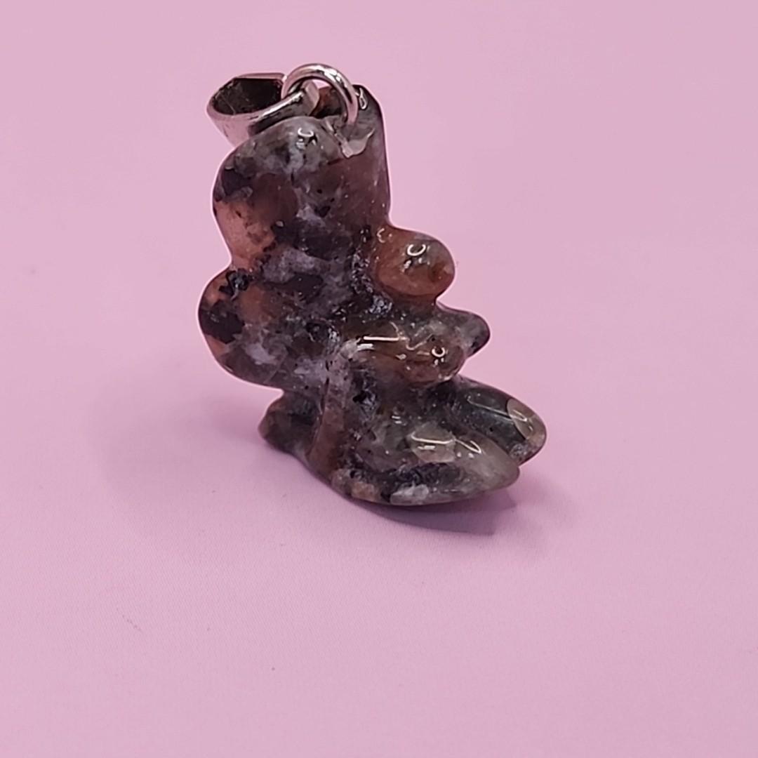 NEW TGS Jewelry Fairy Shaped Crystal Necklace Pendent (2cm)