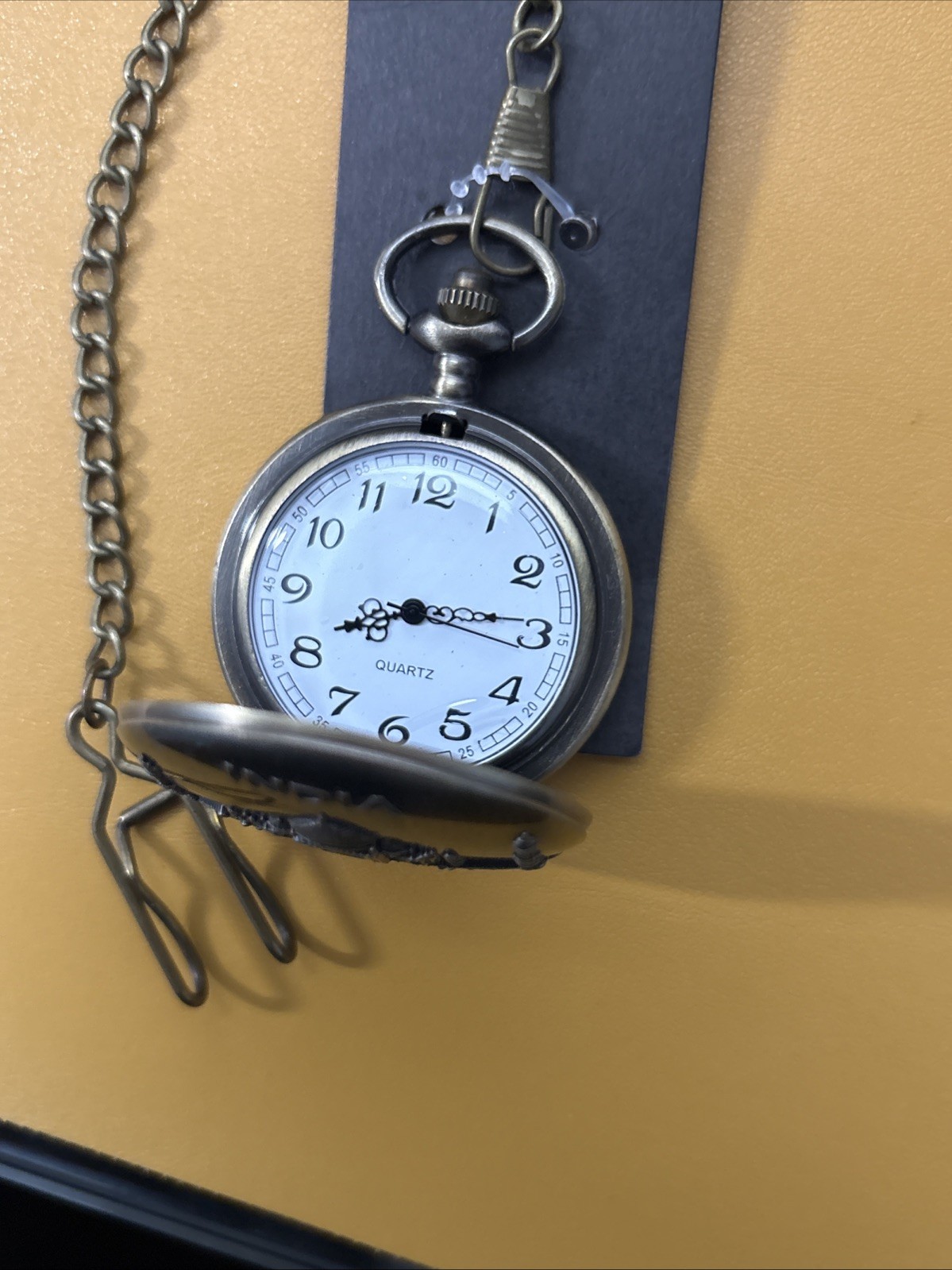 Imported New Pocket Watch Taj Mahal Case Quartz Pendant Chain – India