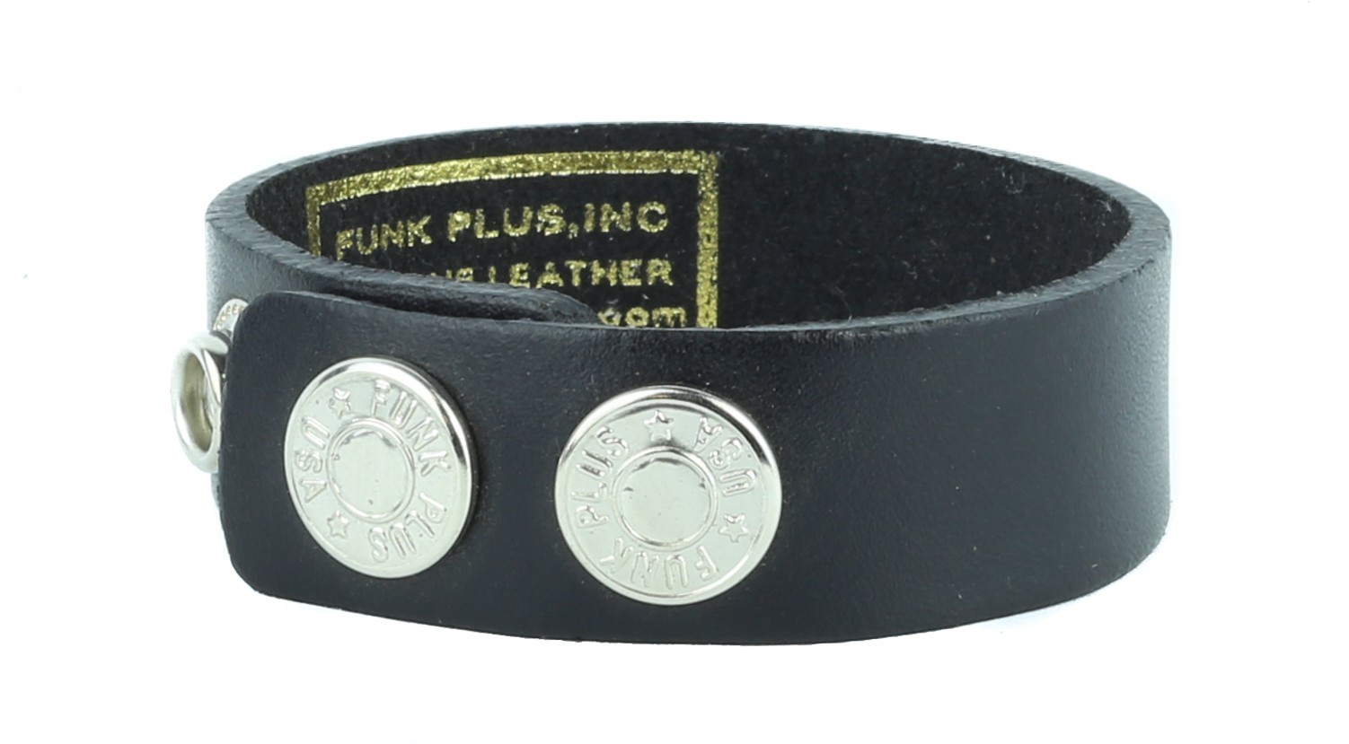 Plain Genuine Cowhide Leather Bracelet With Snap 4mm Thick 3/4″ to 2 1/2″ Wide