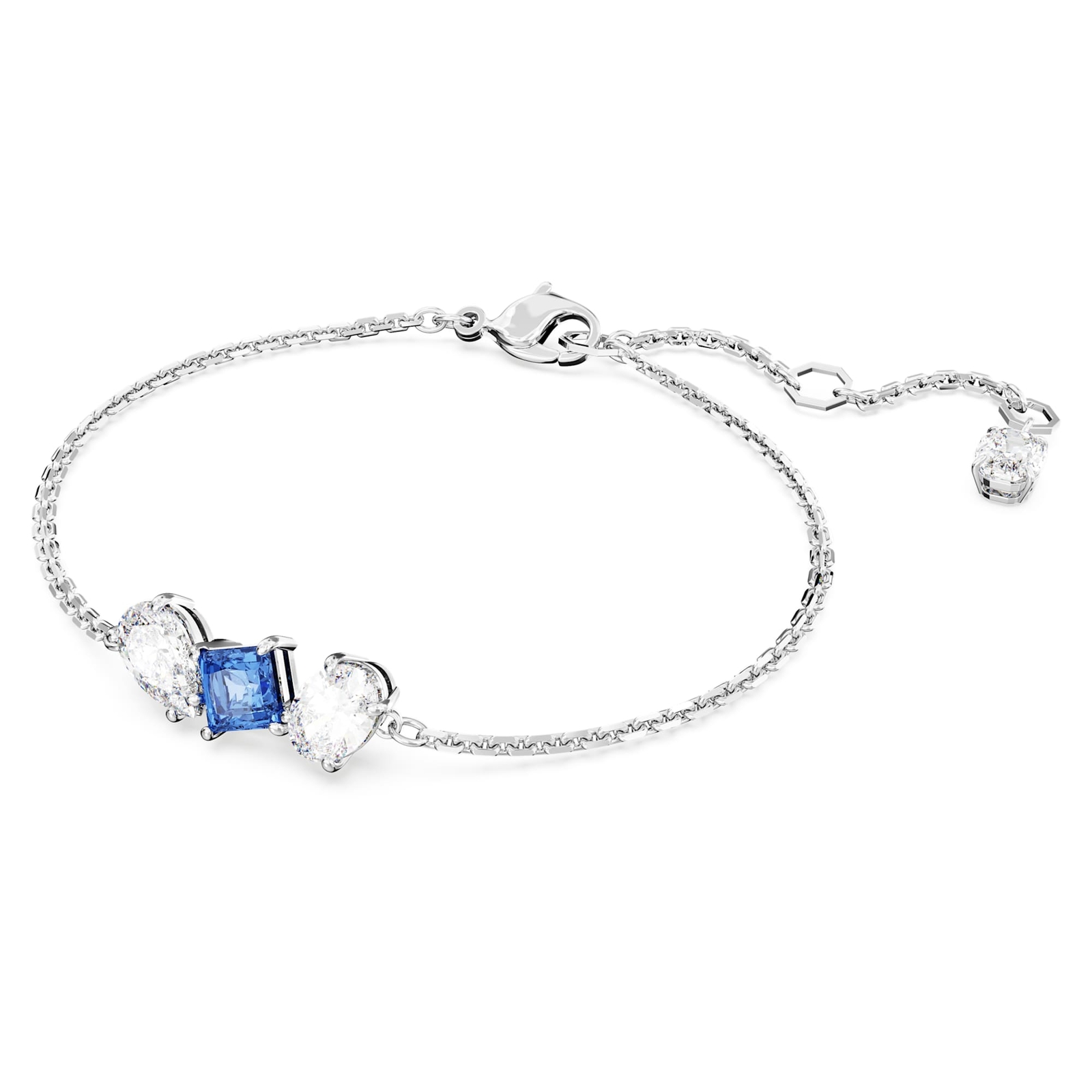 Swarovski Mesmera Bracelet Mixed Cuts, Blue, Rhodium Plated 5668359