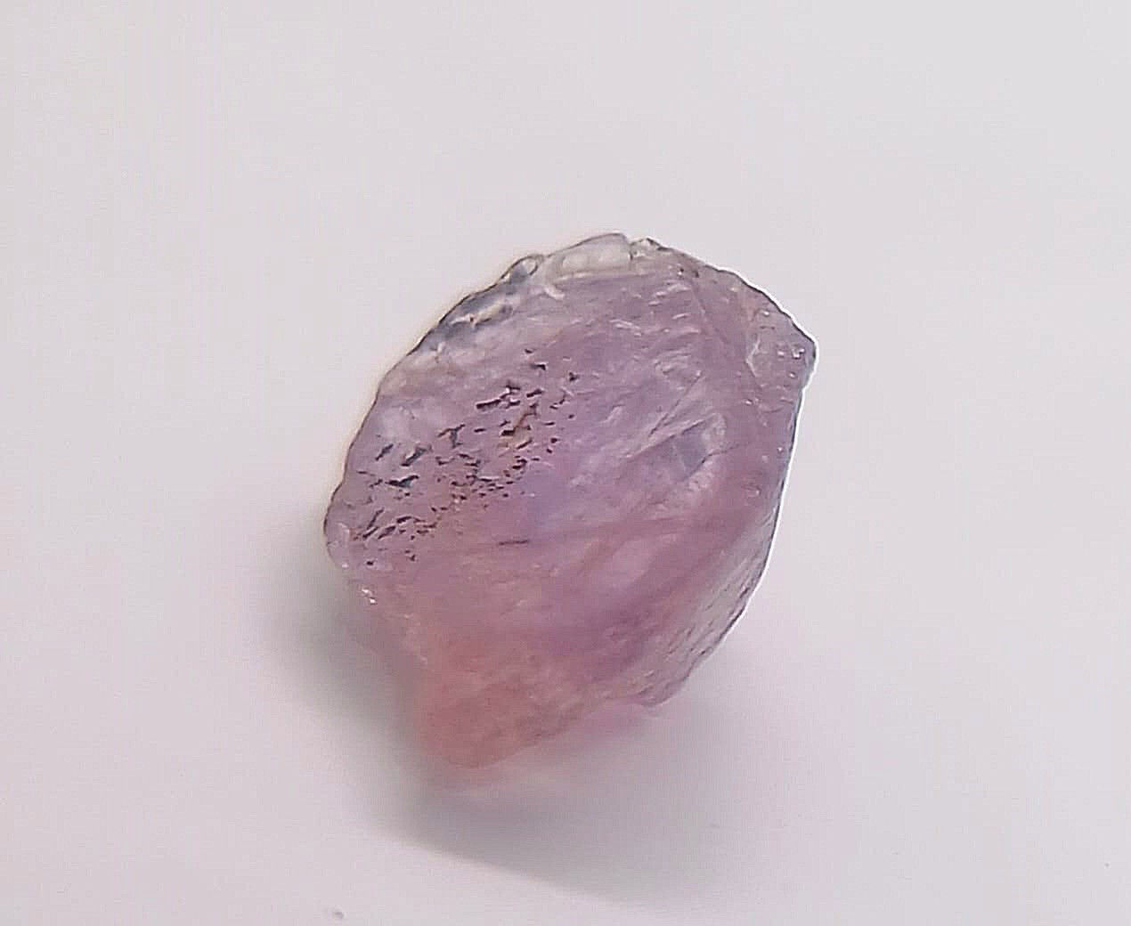 NATURAL AUSTRALIAN Rough Fancy Vivid Lavander Purple Pink Sapphire 1.08ct Unheat
