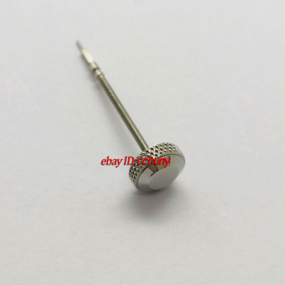 Steel Silver Watch Crown with Stem Fit ETA 6497/6498 Seagull ST36 Movement